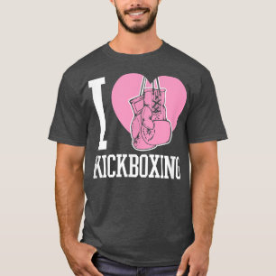 Camiseta Adoro Kickbot Heart Engraçado Boing Martial Ar