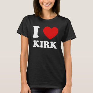 Camiseta Adoro Kirk, Corto Kirk Engraçado Kirk