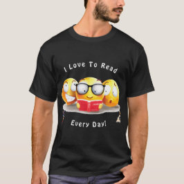 Camiseta Adoro Ler Leitura De Livros