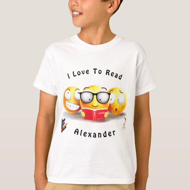 Camiseta Adoro Ler Leitura De Livros (Frente)