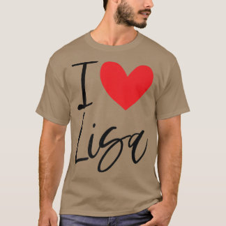 Camiseta Adoro Lisa Nome Mulher Personalizada BFF Frien
