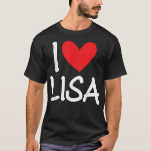 Camiseta Adoro Lisa Nome Mulher Personalizada BFF Frien