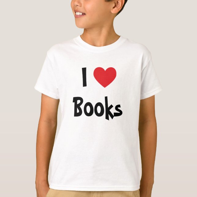 Camiseta Adoro Livros (Frente)