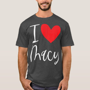 Camiseta Adoro Macy Name Personalizado Girl Woman BFF Frien