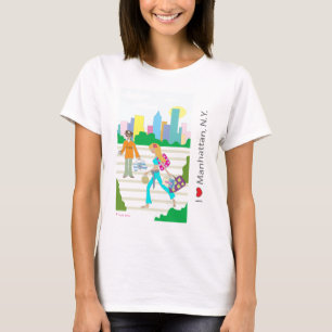 Camiseta Adoro Manhattan, NY