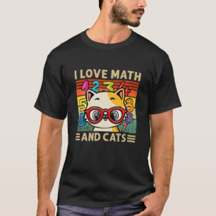 Camiseta Adoro Matemática E Gatos, Matemática, Fórmula D