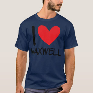 Camiseta Adoro Maxwell Name Personalizado Men Cara BFF Frie
