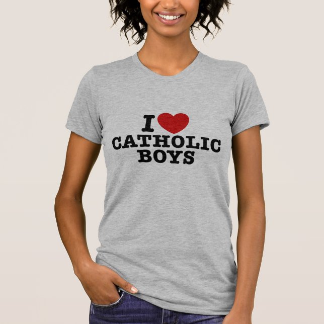 Camiseta Adoro Meninos Católicos (Frente)