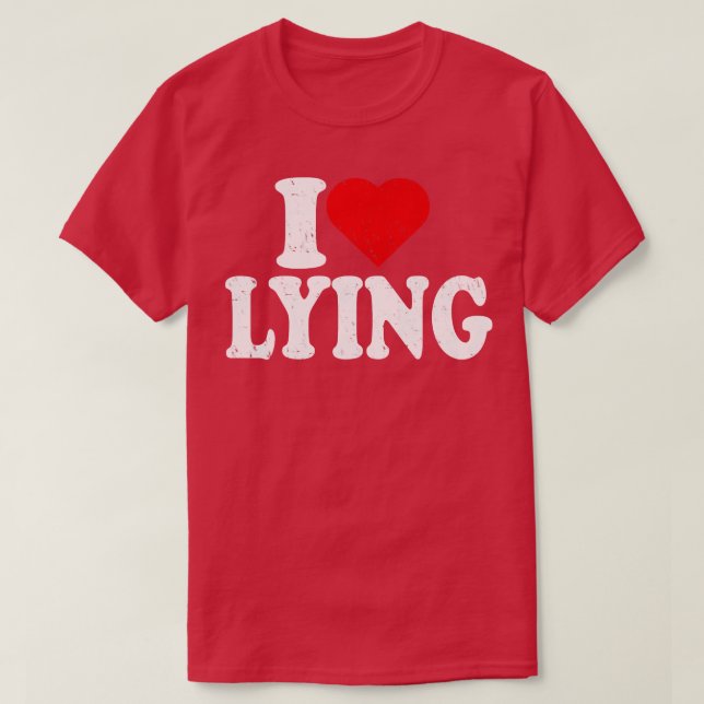 Camiseta Adoro Mentir (Frente do Design)
