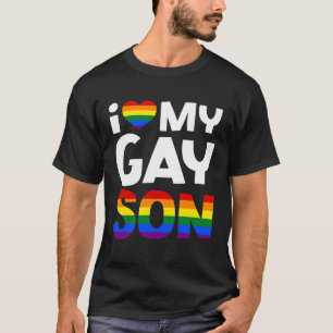 Camiseta Adoro Meu Filho Gay Mãe Família Pai Família LGBTQ 