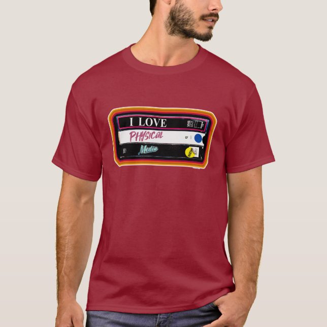 Camiseta Adoro Mídia Física Coletando Diversão De Hobby (Frente)