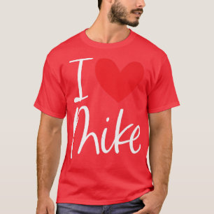 Camiseta Adoro Mike Name Personalised Boy Man BFF Heart Mi