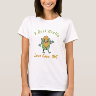 Camiseta Adoro milho, está bem?