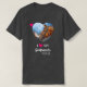 Camiseta Adoro Minha Foto Personalizada De Cavalo Namorada (Frente do Design)