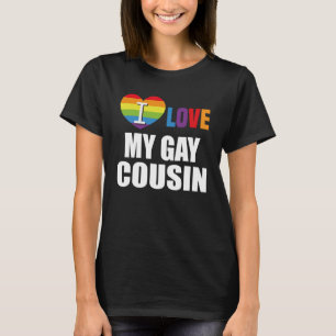 Camiseta Adoro Minha Gay Prima LGBT Gay Lésbica