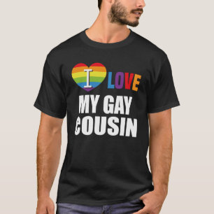 Camiseta Adoro Minha Gay Prima LGBT Gay Lésbica