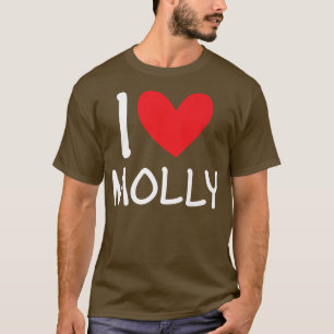 Camiseta Adoro Molly Name Personalised Girl Woman BFF Frie
