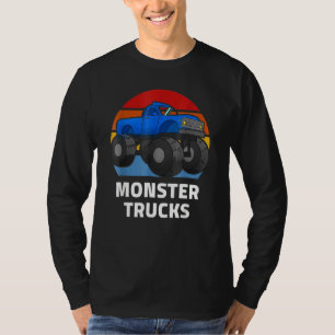 Camiseta Adoro Monstros Crianças Adultos Vintage Mons Legal