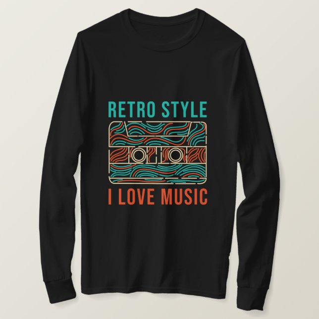 Camiseta Adoro Música (Frente do Design)