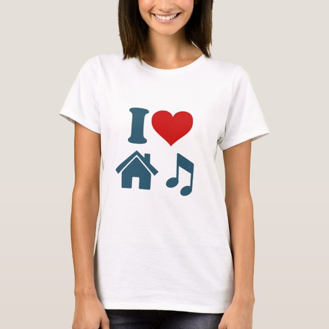 Camiseta Adoro Música House (Frente)
