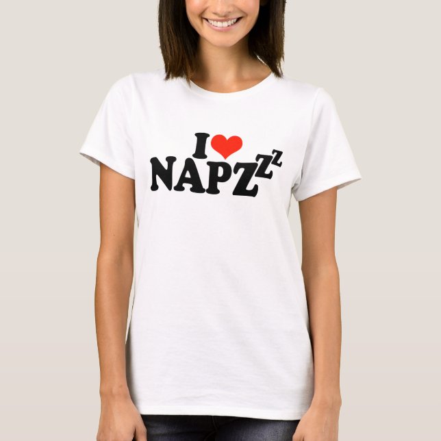 Camiseta Adoro Naps - Engraçado Dizer (Frente)