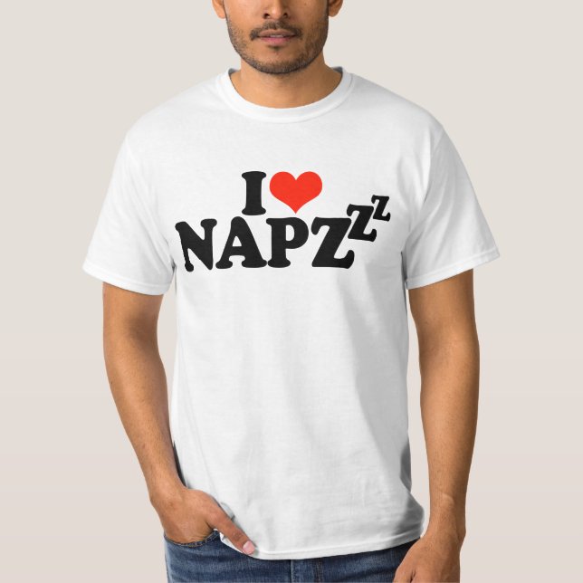 Camiseta Adoro Naps - Engraçado Dizer (Frente)