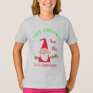 Camiseta Adoro Natal Com Compaixão HoHo!