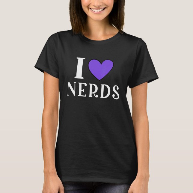Camiseta Adoro Nerd Geeky Nerd (Frente)