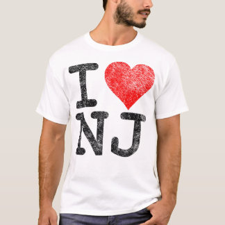Camiseta Adoro New Jersey I Heart Nj