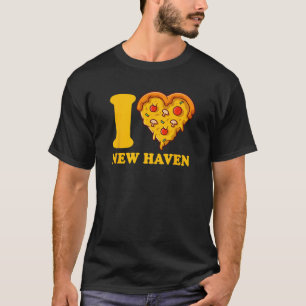 Camiseta Adoro Nova Haven Connecticut Pizza I Heart New Hav