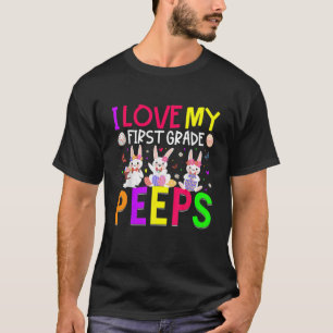 Camiseta Adoro o 1º ano de Felz pascoa de Ovos de Páscoa