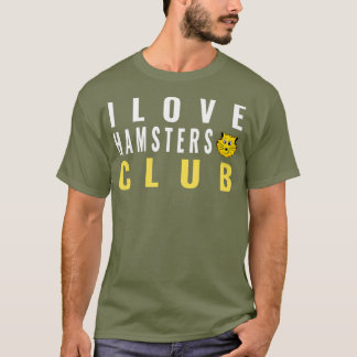 Camiseta Adoro o Clube de Hamsters Pet Hamster Premium