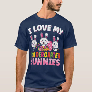 Camiseta Adoro o Dia da Páscoa de Professores do Jardim de