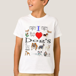 Camiseta adoro o Dog