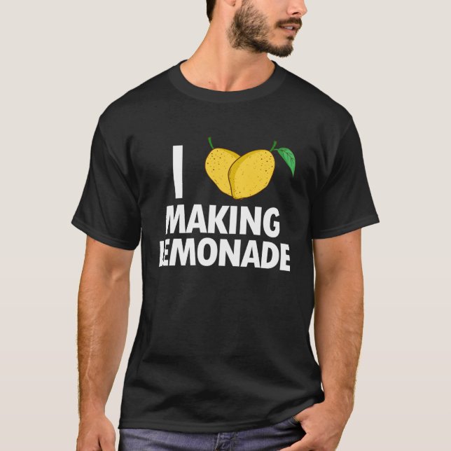 Camiseta Adoro o Fazer Lemonade Lemon Juice Business Lemona (Frente)
