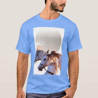 Camiseta Adoro o garoto dos cavalos brancos