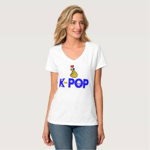 Camiseta ♥ Adoro o KPop Classic equipado com Fabuloso ultra