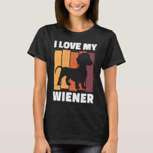 Camiseta Adoro O Meu Cachorro Engraçado Cachorro Pai