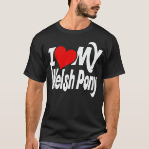 Camiseta Adoro o meu Cavalo de Pôneo Galês 1