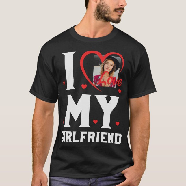 Camiseta Adoro o meu GF personalizável (Frente)