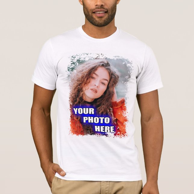 Camiseta Adoro o meu Namorada _ Homens Personalizáveis (Frente)