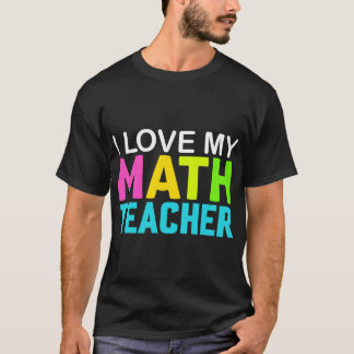 Camiseta Adoro o meu professor de matemática