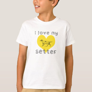 Camiseta adoro o meu setter.