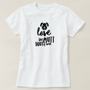 Camiseta Adoro o Mutt que estás com a T-Shirt
