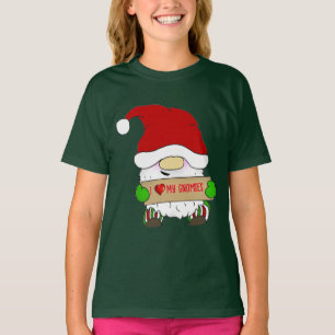 Camiseta Adoro o Natal Gnomo