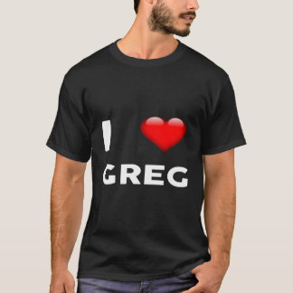 Camiseta Adoro o nome Greg Hoodie