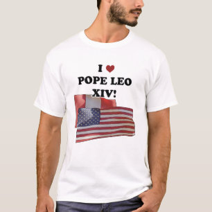 Camiseta Adoro o Papa Leão XIV!