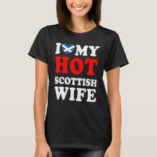 Camiseta Adoro o presente da minha mulher escocesa, Engraça