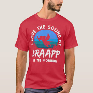 Camiseta adoro o som do braaapp pela manhã.