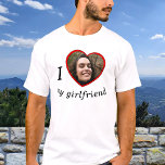 Camiseta Adoro O Texto Personalizado De Fotografia Do Meu N<br><div class="desc">Carregue uma foto e crie facilmente sua camiseta personalizada. Clique em EDITAR USANDO A FERRAMENTA DESIGN para alterar a cor do texto. Você pode TRANSFERIR este DESIGN em outros produtos do Zazzle e ajustá-lo ao ajustado da maioria dos itens do Zazzle. Os designs Standard Studio são feitos em gráficos vetoriais...</div>